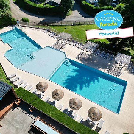 Camping Paradis Marmotel Saint-Geniez-dʼOlt Eksteriør billede