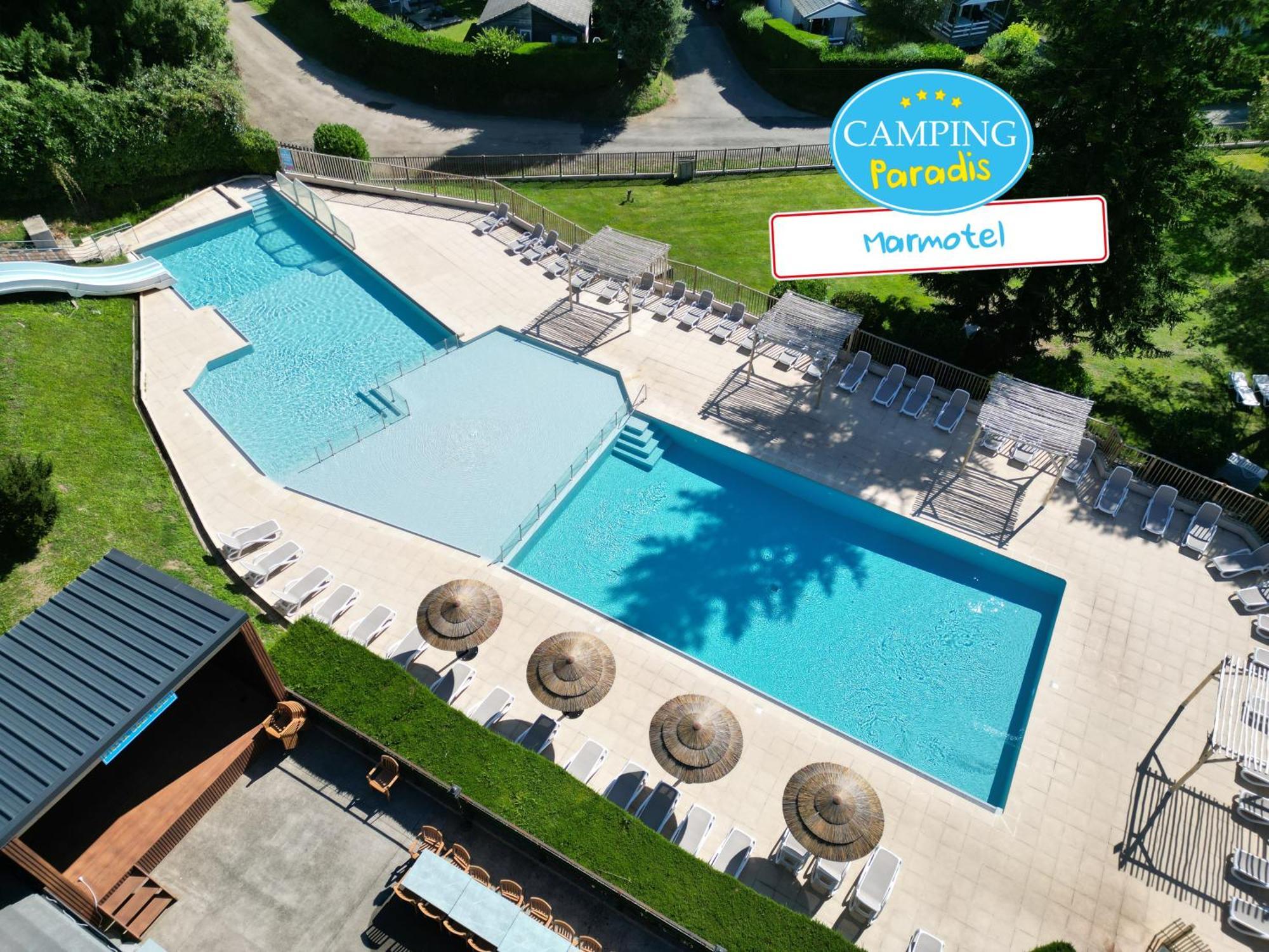 Camping Paradis Marmotel Saint-Geniez-dʼOlt Eksteriør billede
