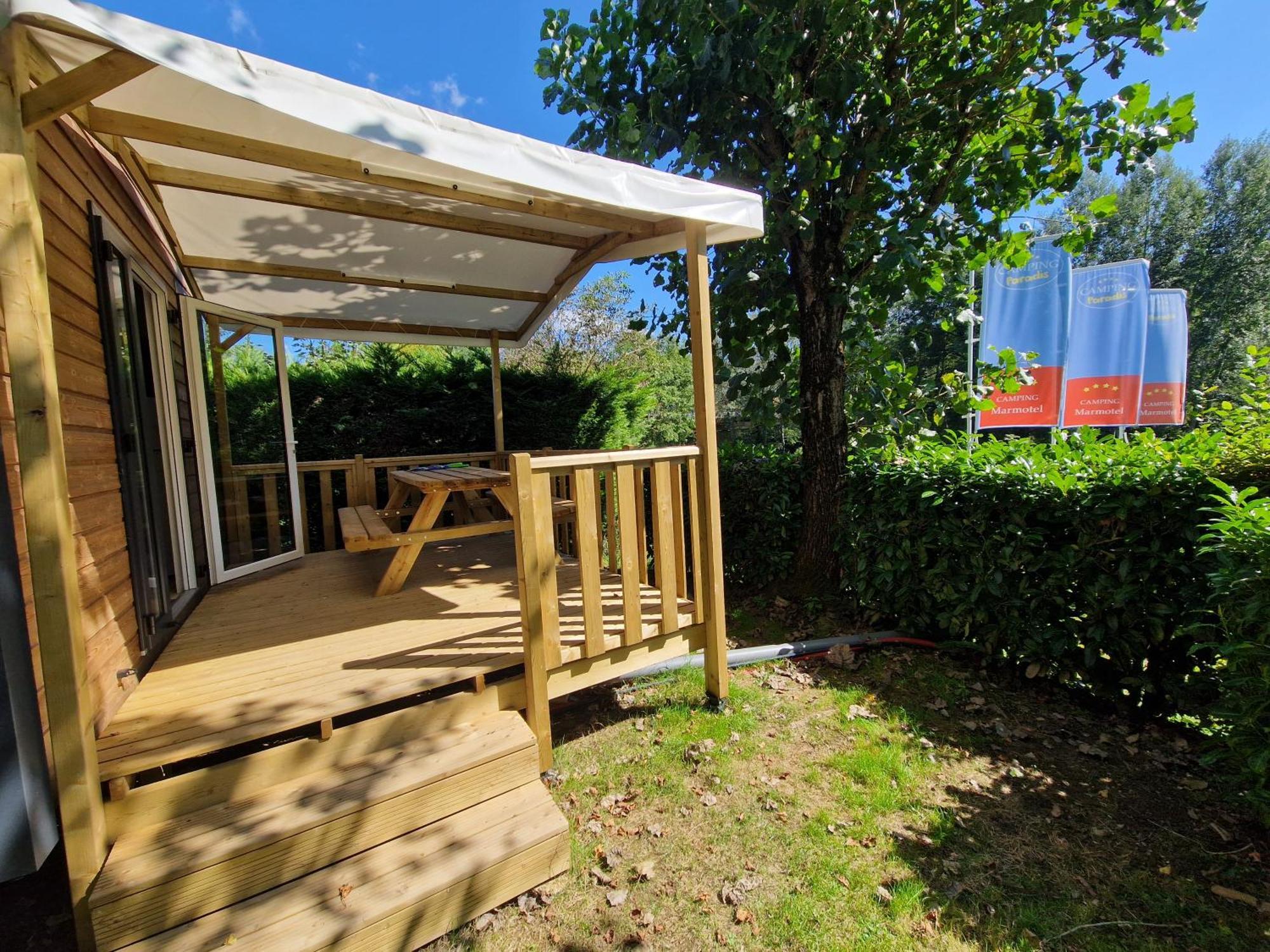 Camping Paradis Marmotel Saint-Geniez-dʼOlt Eksteriør billede